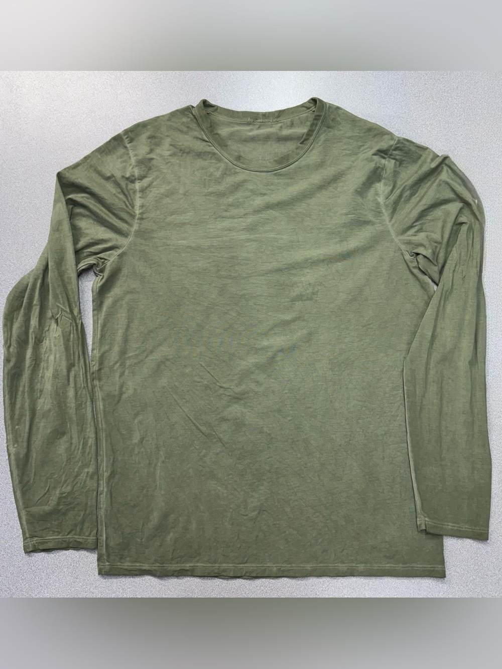 Lululemon Zeroed In Long-Sleeve Shirt Sassy Sage Shirt Workout Gymwear Running